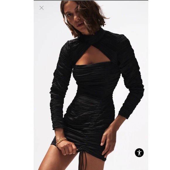 ZARA Limited Edition Satin Dress Size XS - Picture 4 of 4